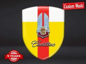 Cadillac Calcomanía Resina Insignia Premium Alta Gama Deporte ST